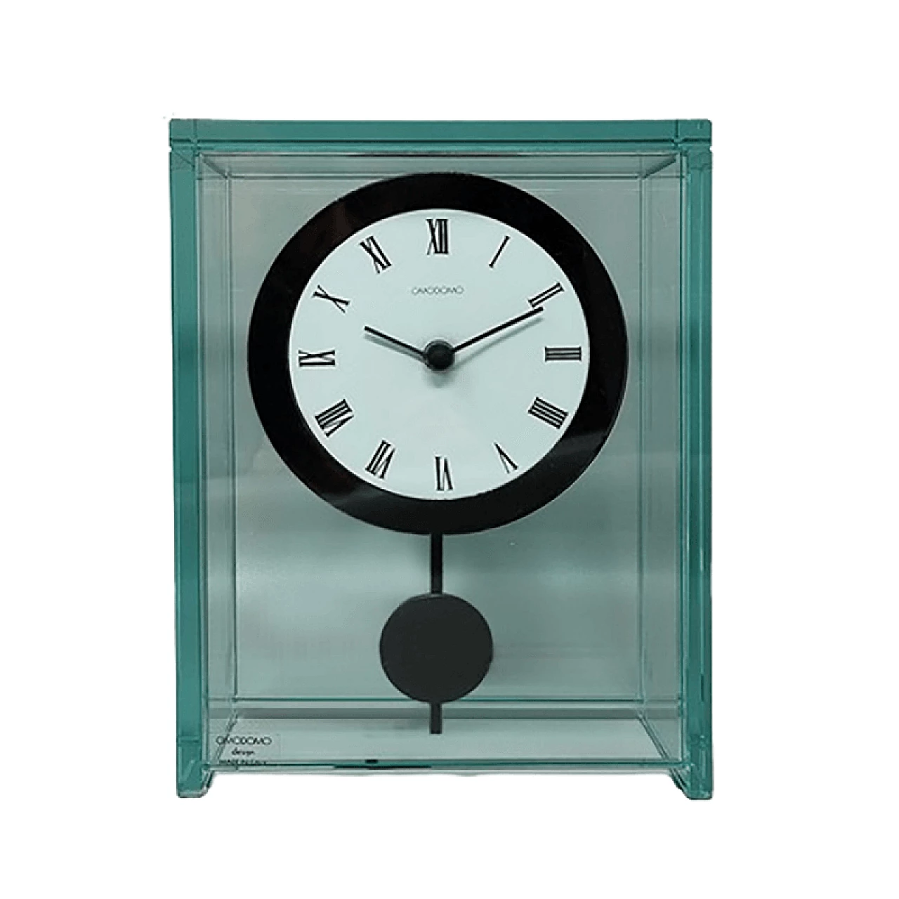 Omodomo crystal pendulum clock, 1970s 1