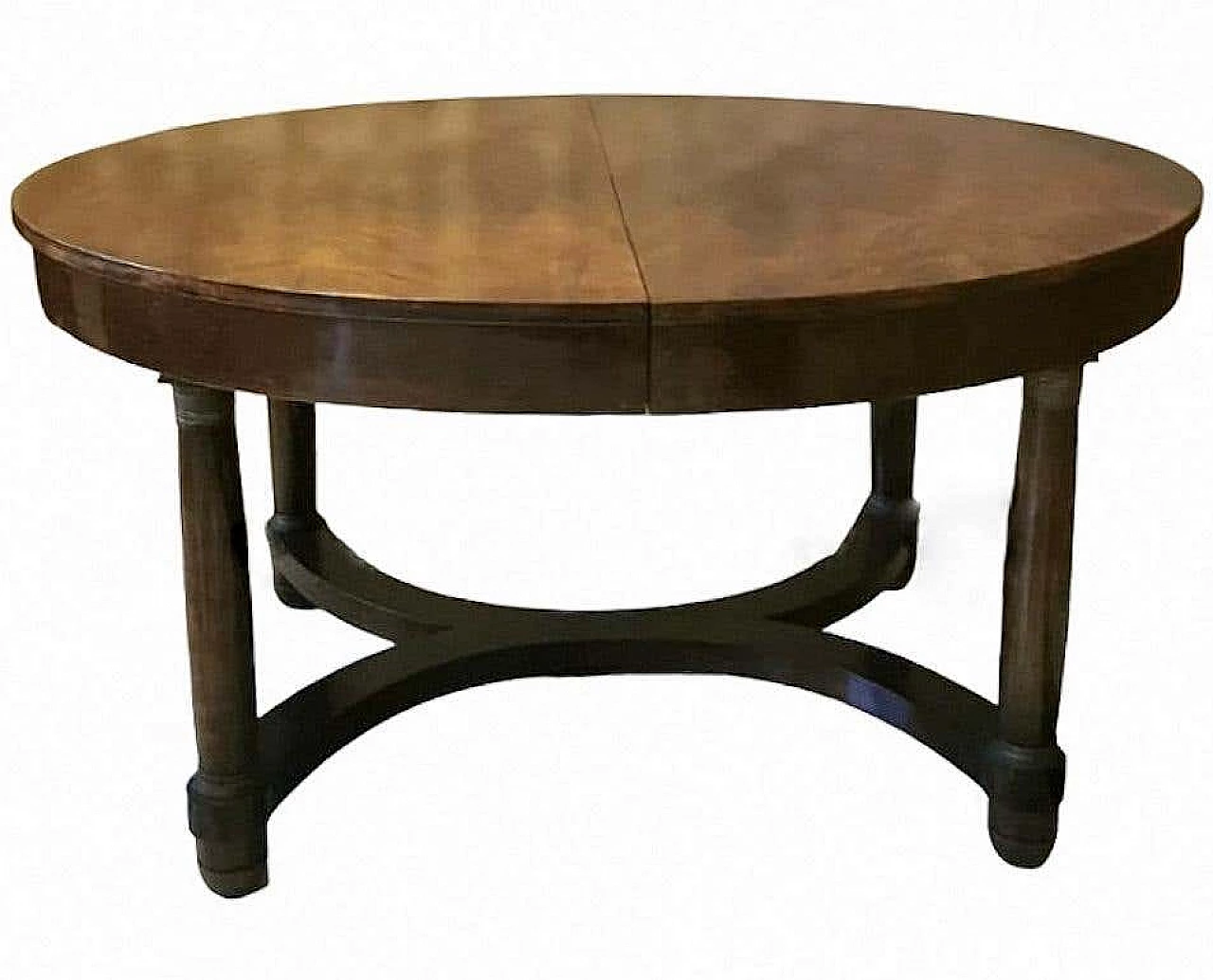 Oval extending dining table in Empire style, early 20th century 1