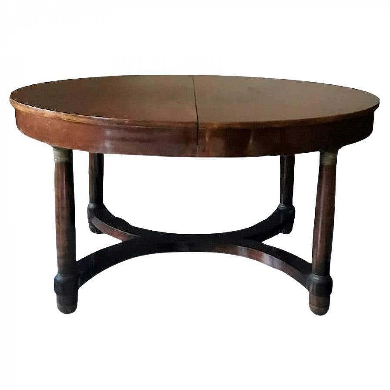 Oval extending dining table in Empire style, early 20th century 20