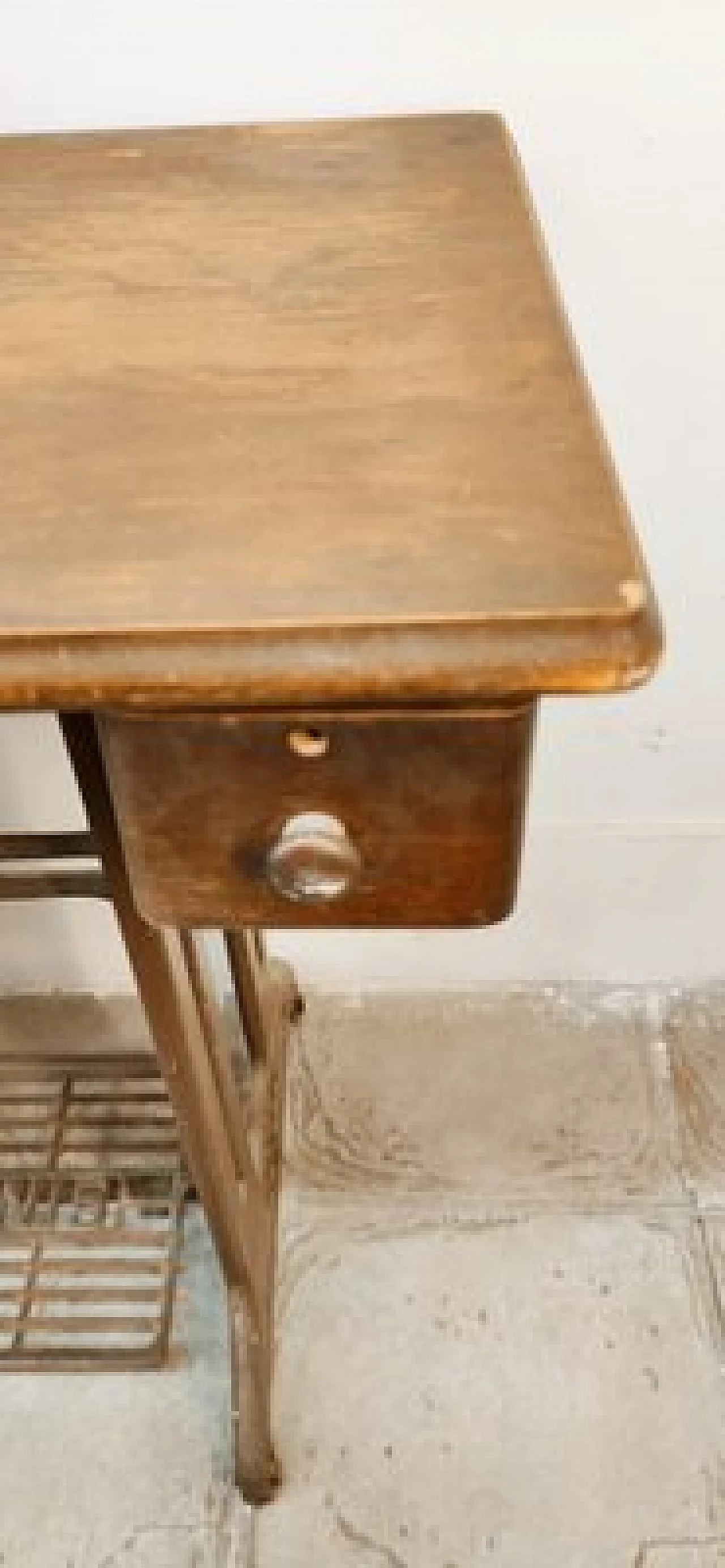 Macchina da cucire Singer in ghisa e noce, fine '800 10