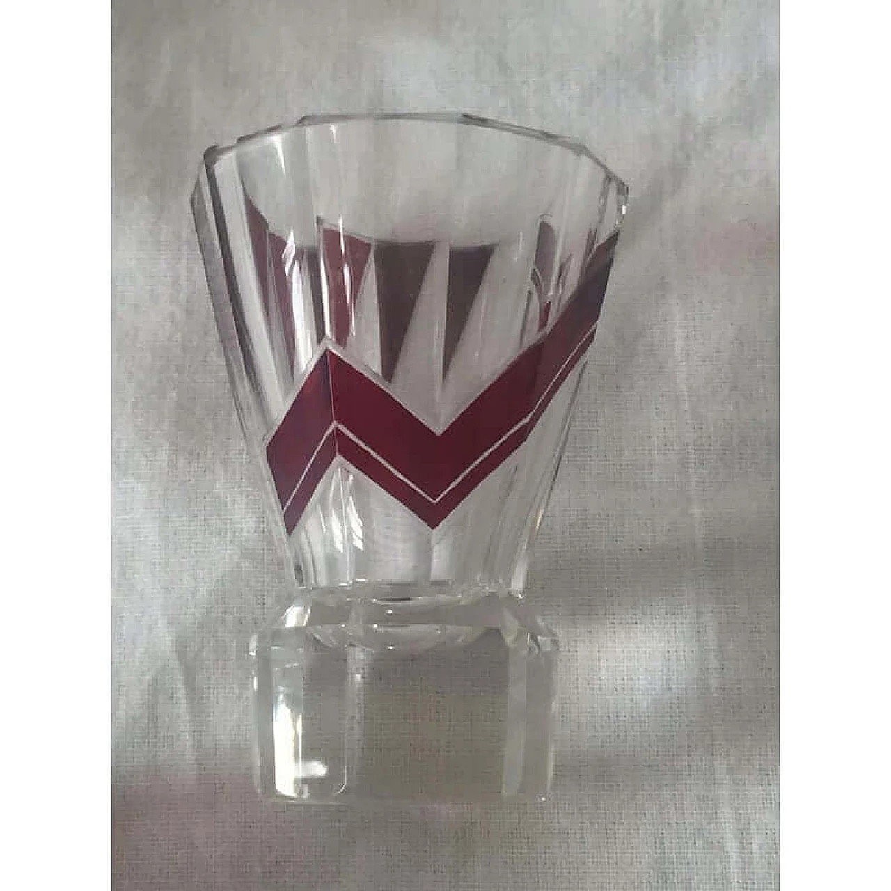 Art Deco glass liquor service by Karl Palda, 1930s 11