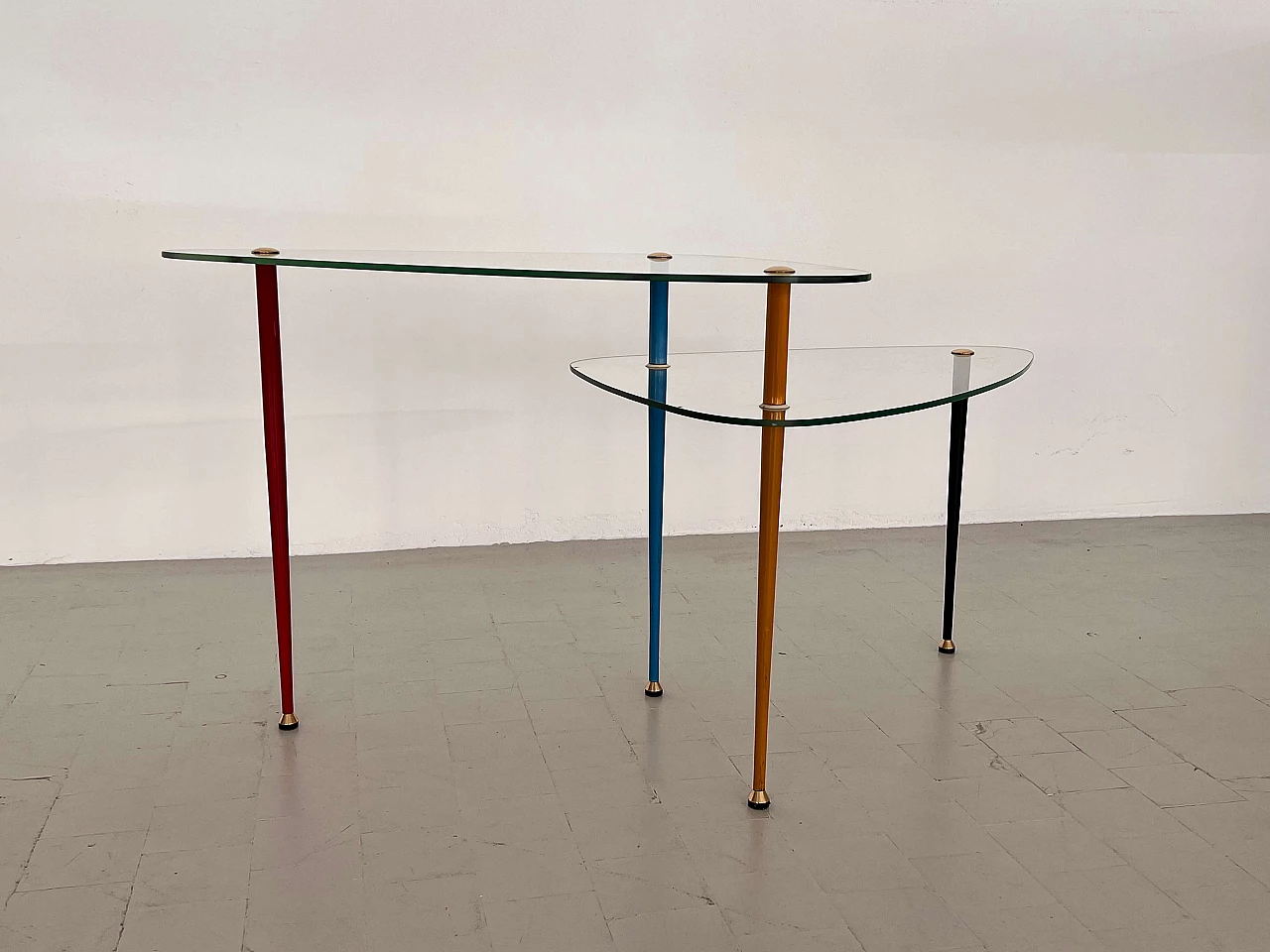 Arlecchino coffee table by Edoardo Paoli for Vitrex, 1960s 14