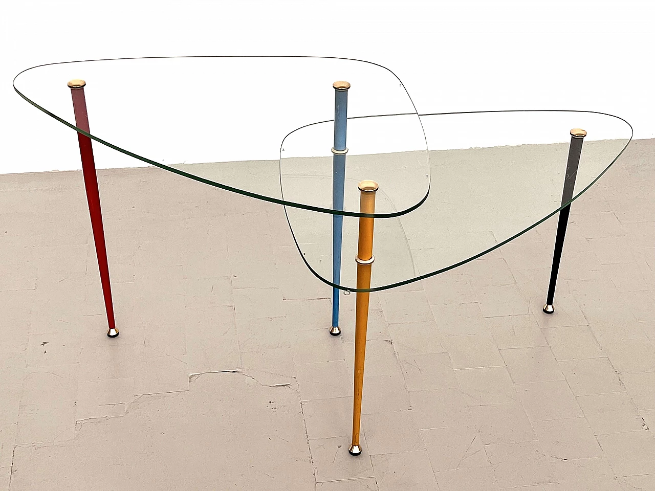 Arlecchino coffee table by Edoardo Paoli for Vitrex, 1960s 30