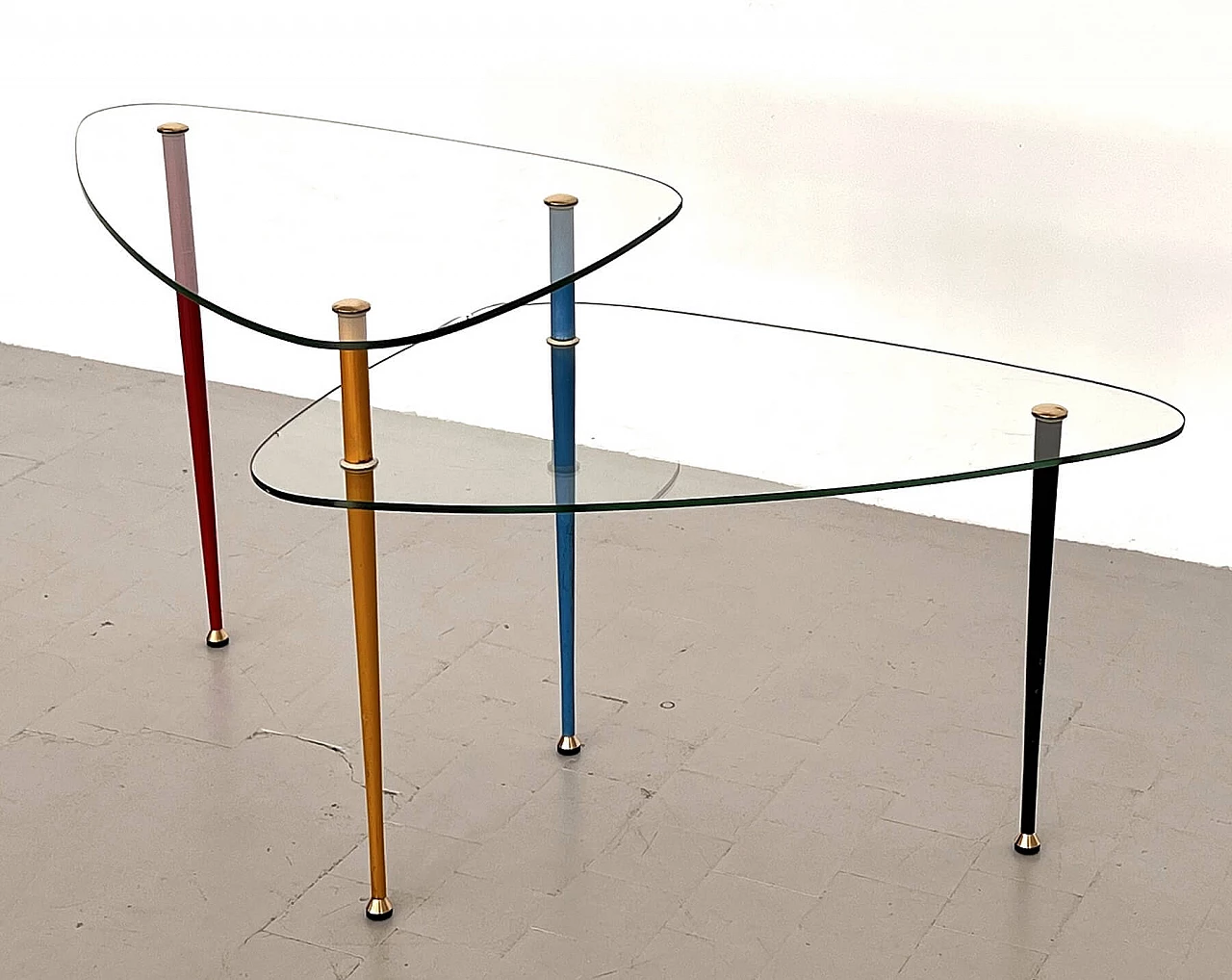 Arlecchino coffee table by Edoardo Paoli for Vitrex, 1960s 32