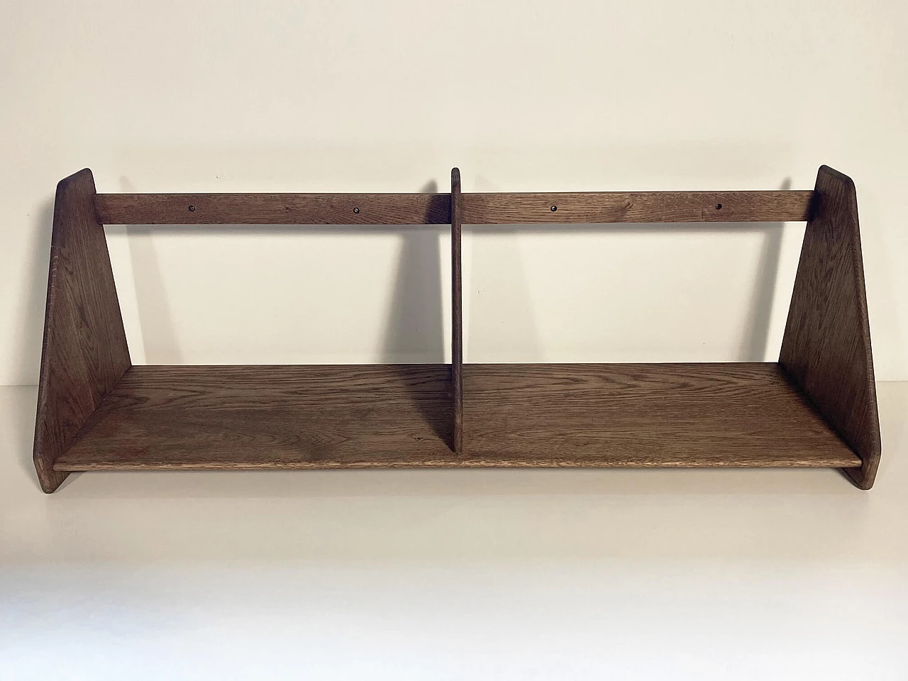 Danish oak shelf bookcase by Hans Wegner for Ry Møbler, 1960s 1