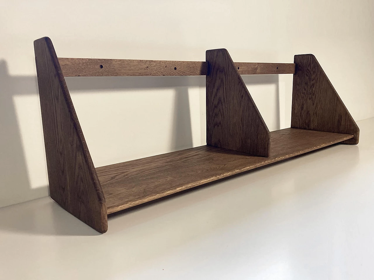 Danish oak shelf bookcase by Hans Wegner for Ry Møbler, 1960s 2