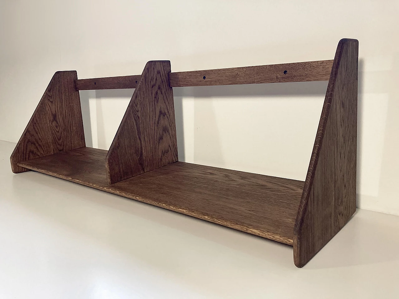 Danish oak shelf bookcase by Hans Wegner for Ry Møbler, 1960s 5