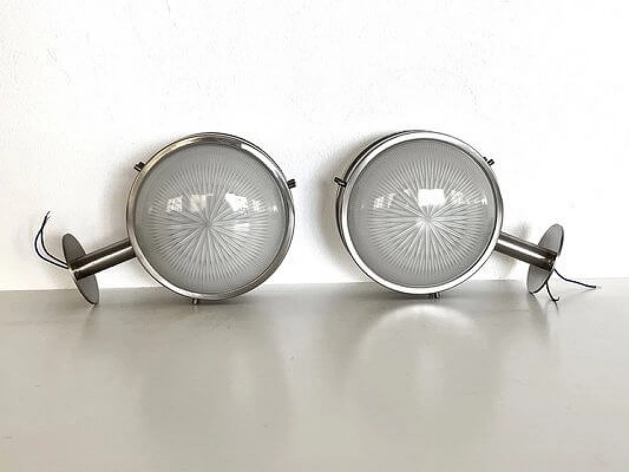 Coppia di lampade da parete Gamma di Sergio Mazza per Artemide Italy, anni '60 15