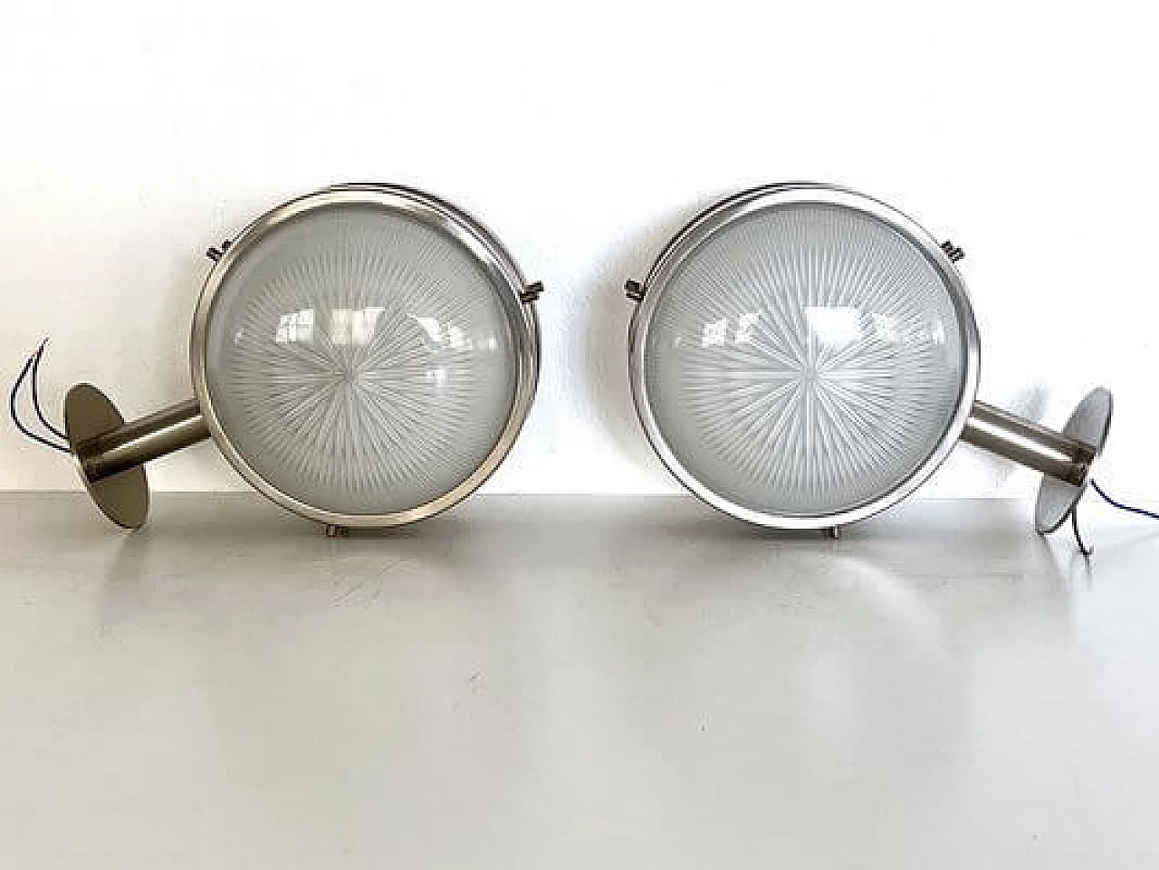 Coppia di lampade da parete Gamma di Sergio Mazza per Artemide Italy, anni '60 16