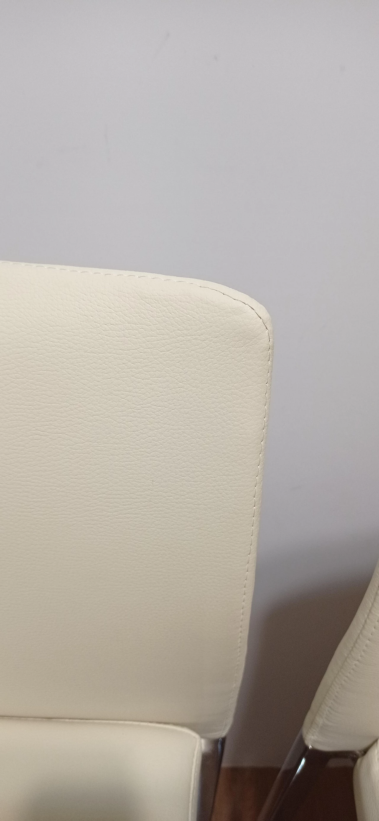 3 Sgabelli Brand 912 in pelle martellata beige di Martin Ballendat per Tonon 30