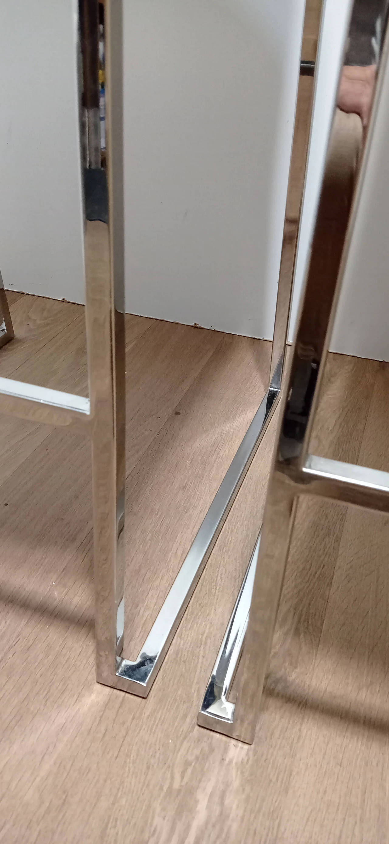 3 Sgabelli Brand 912 in pelle martellata beige di Martin Ballendat per Tonon 47