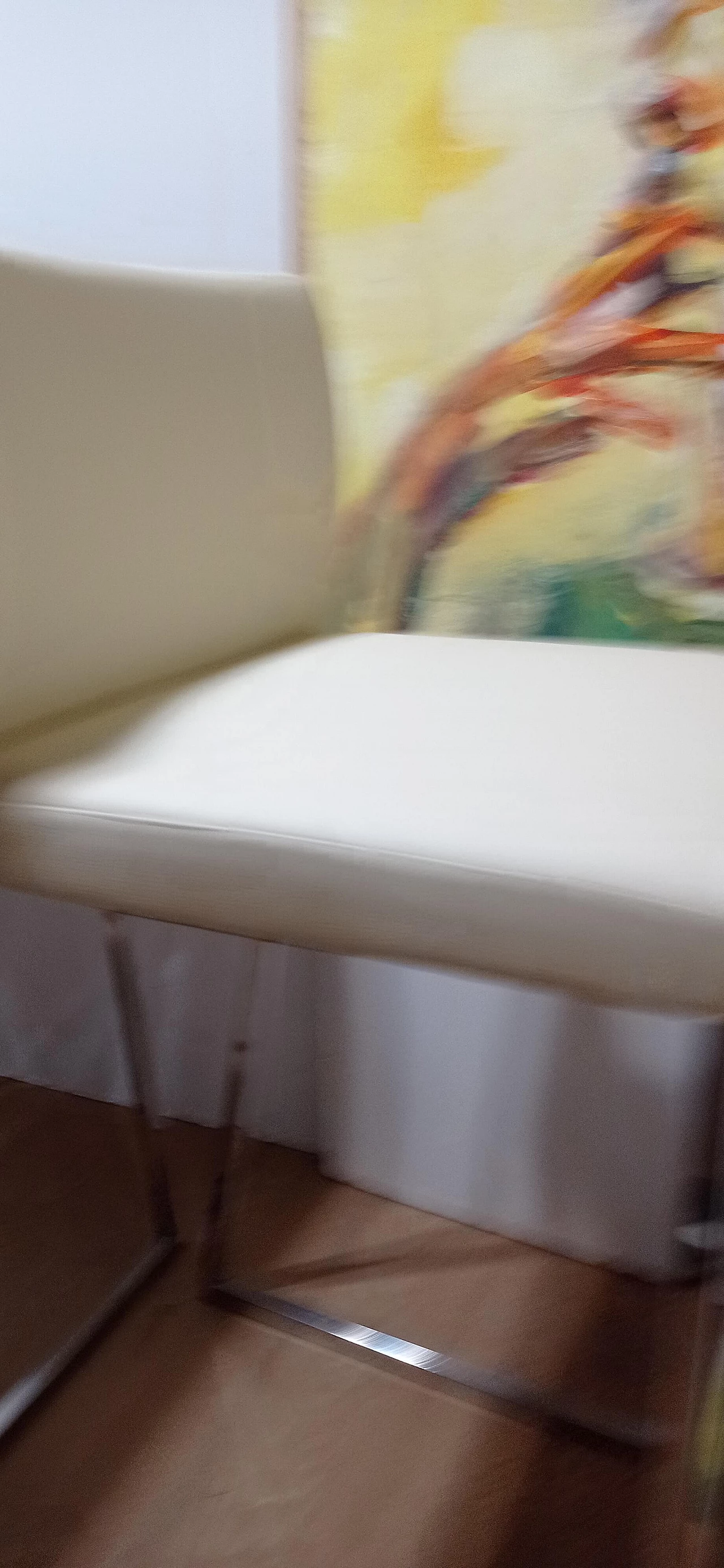 3 Sgabelli Brand 912 in pelle martellata beige di Martin Ballendat per Tonon 150