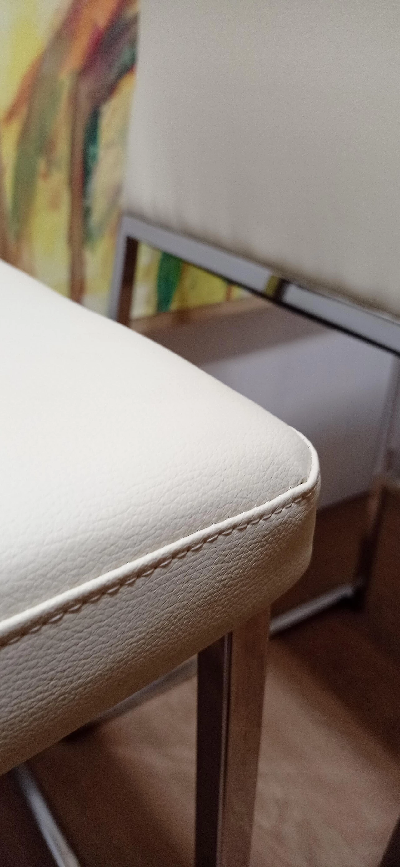 3 Sgabelli Brand 912 in pelle martellata beige di Martin Ballendat per Tonon 164