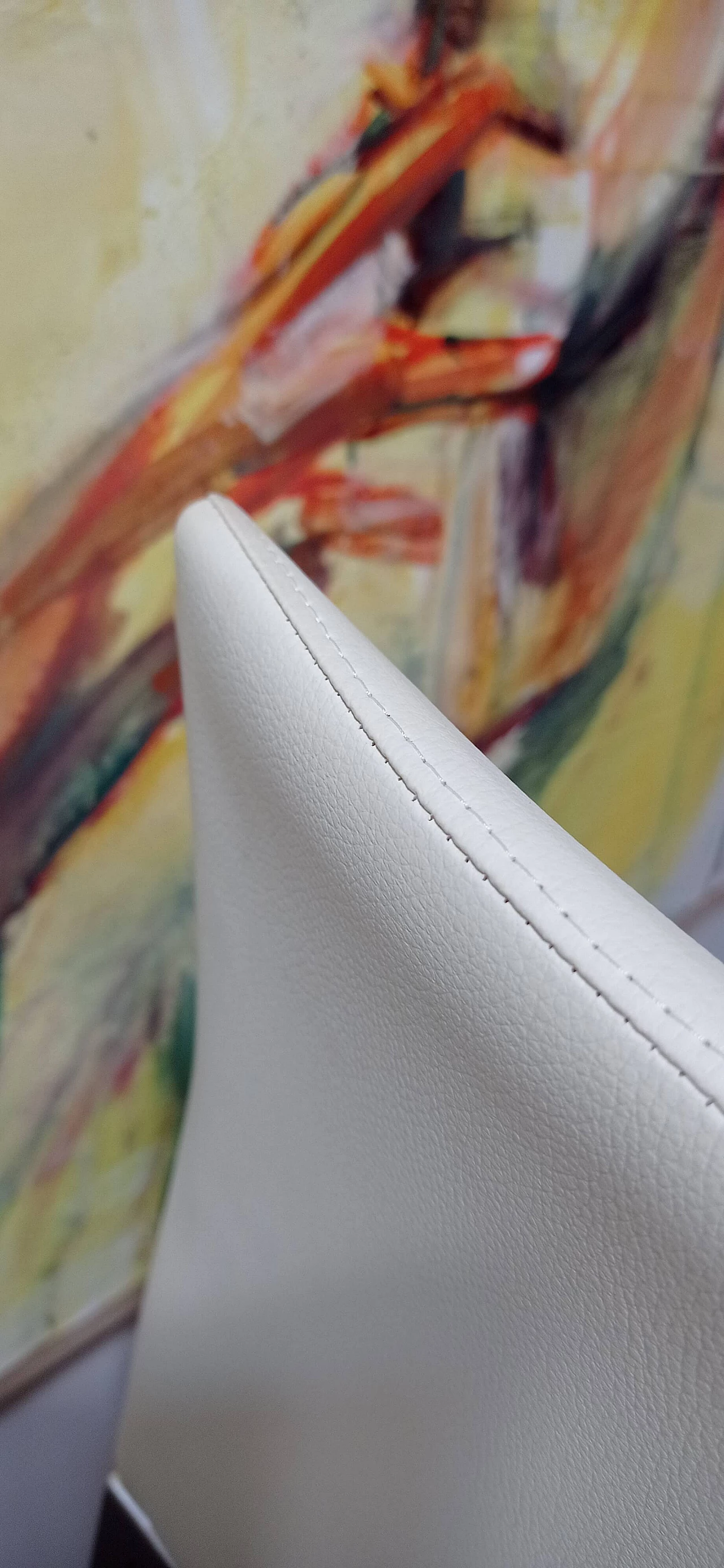 3 Sgabelli Brand 912 in pelle martellata beige di Martin Ballendat per Tonon 166