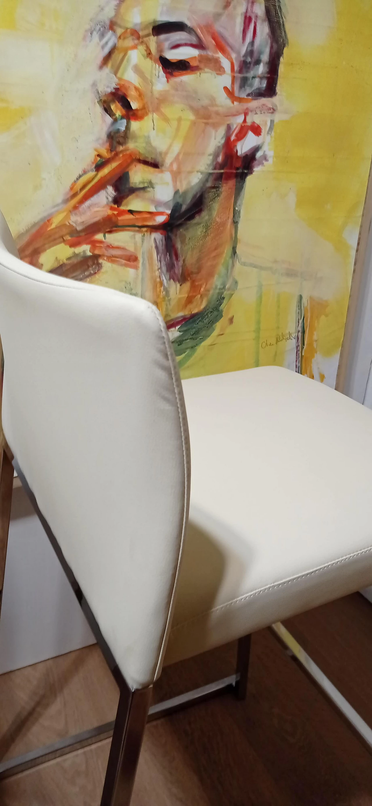 3 Sgabelli Brand 912 in pelle martellata beige di Martin Ballendat per Tonon 169