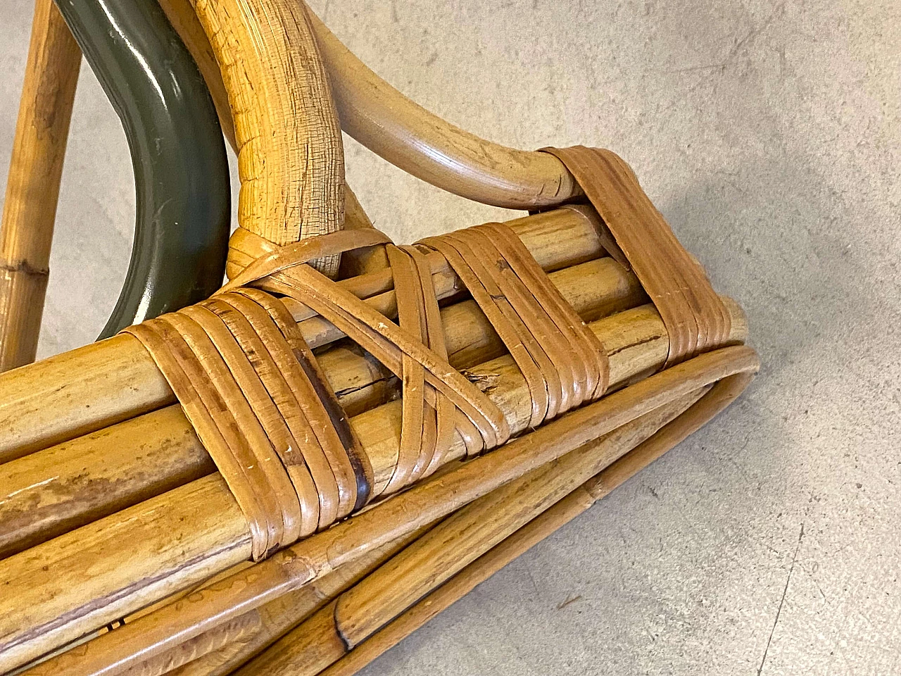 Bamboo sofa, 1970s 8