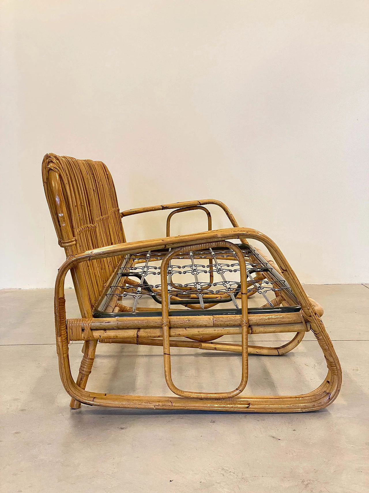 Bamboo sofa, 1970s 10