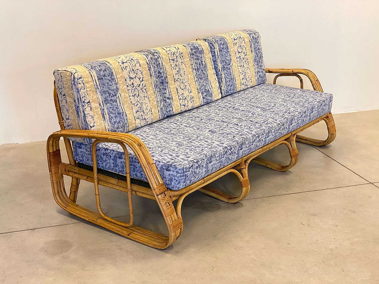Bamboo sofa, 1970s 18