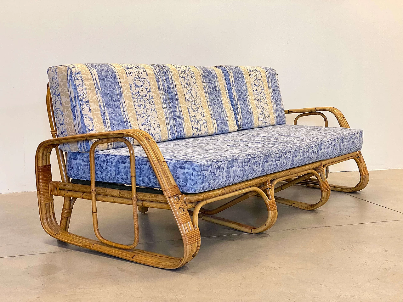 Bamboo sofa, 1970s 19