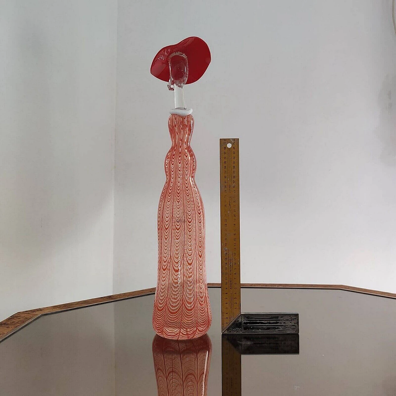 Licio Zanetti, figura femminile, scultura in vetro di Murano, anni '80 5