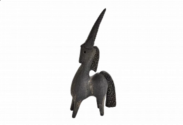 Ceramic unicorn by Dominique Pouchain, 1980s