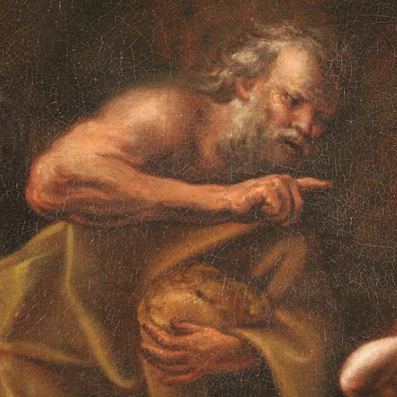 Abraham drives out Hagar and Ishmael, oil on canvas, 17th century 15