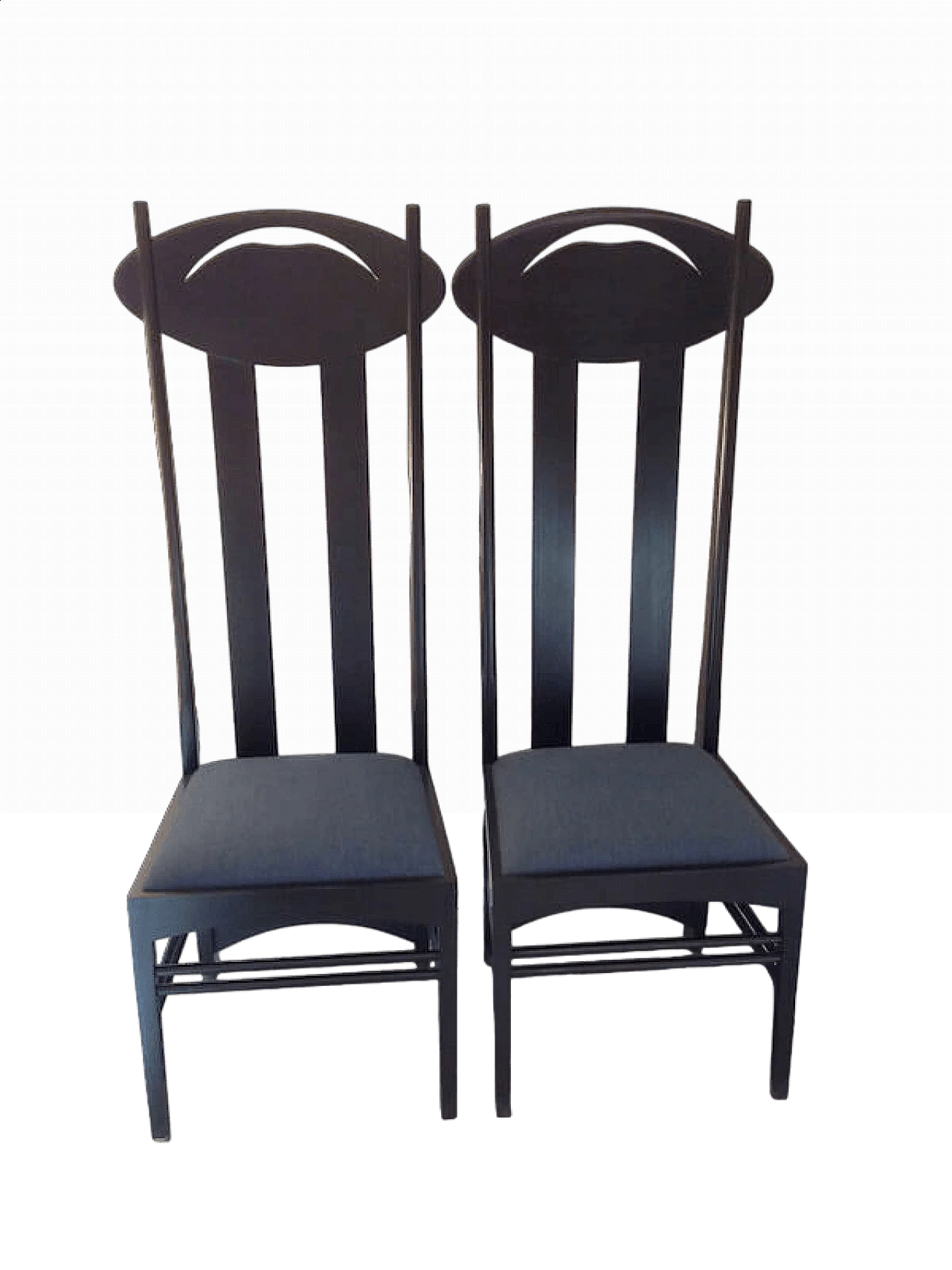 Pair of Argyle chairs by Charles Rennie Mackintosh for Cassina, 1973 13