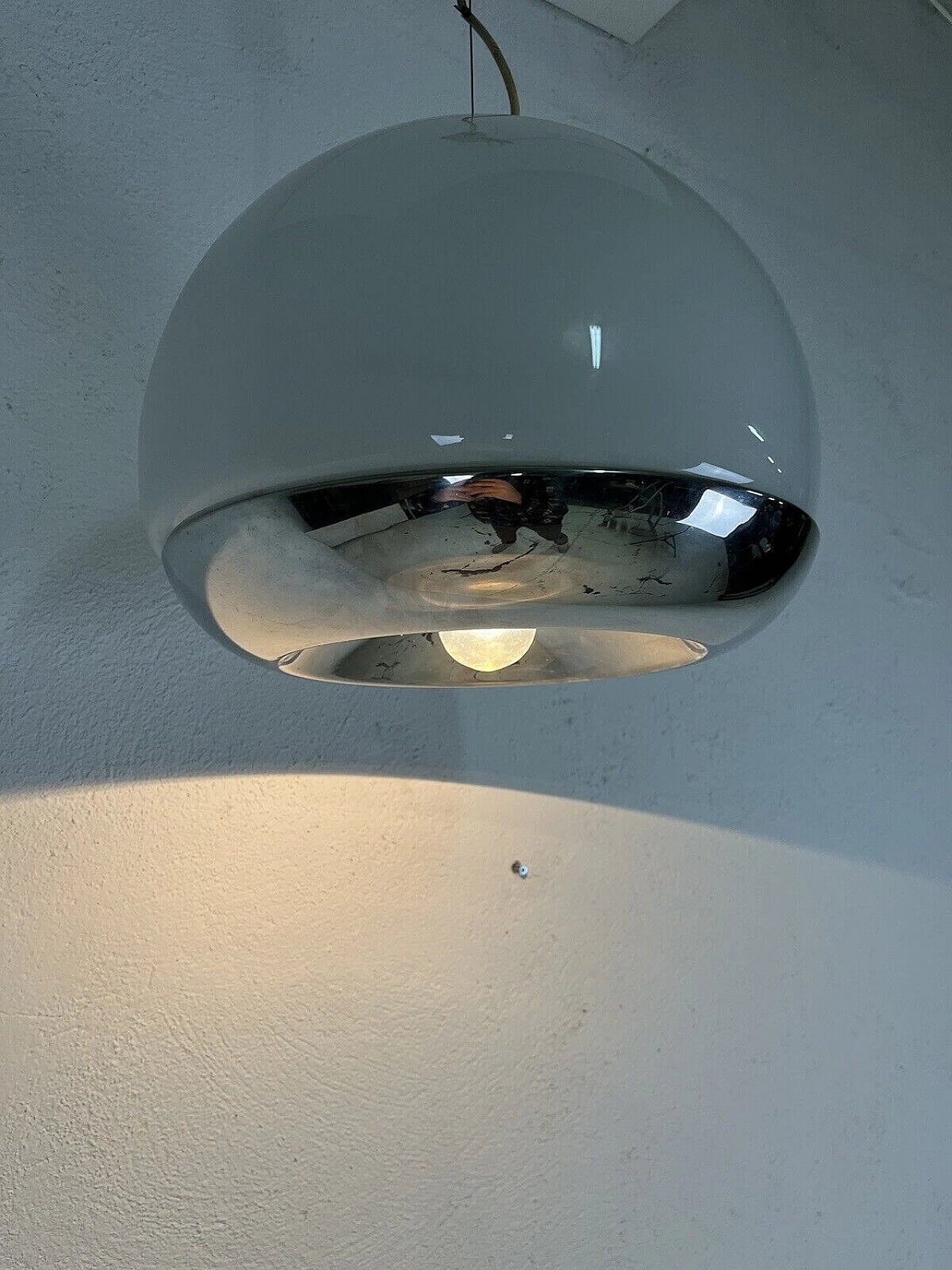 Hanging lamp by De Martini, Fois and Falconi for Reggiani, 1970s 6