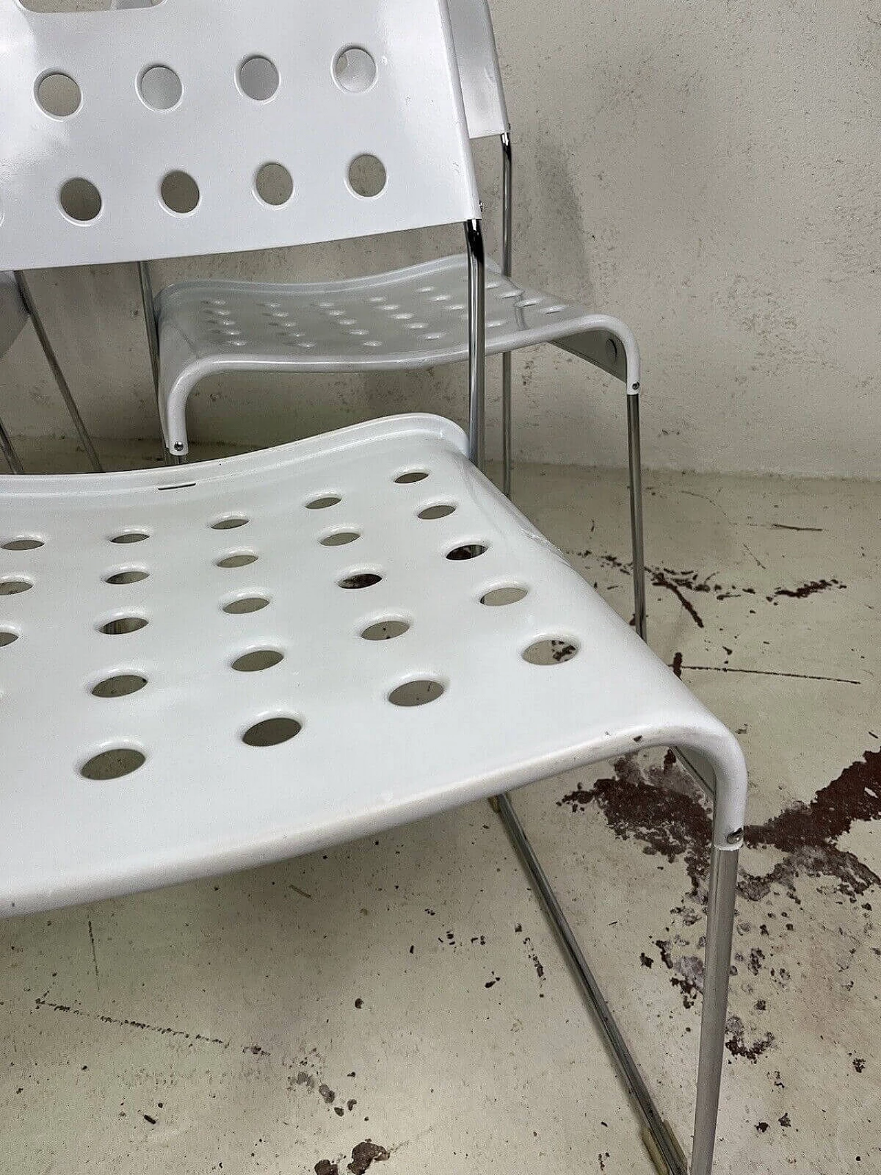 4 Omstak chairs by Rodney Kinsman for Bieffeplast, 1970s 9