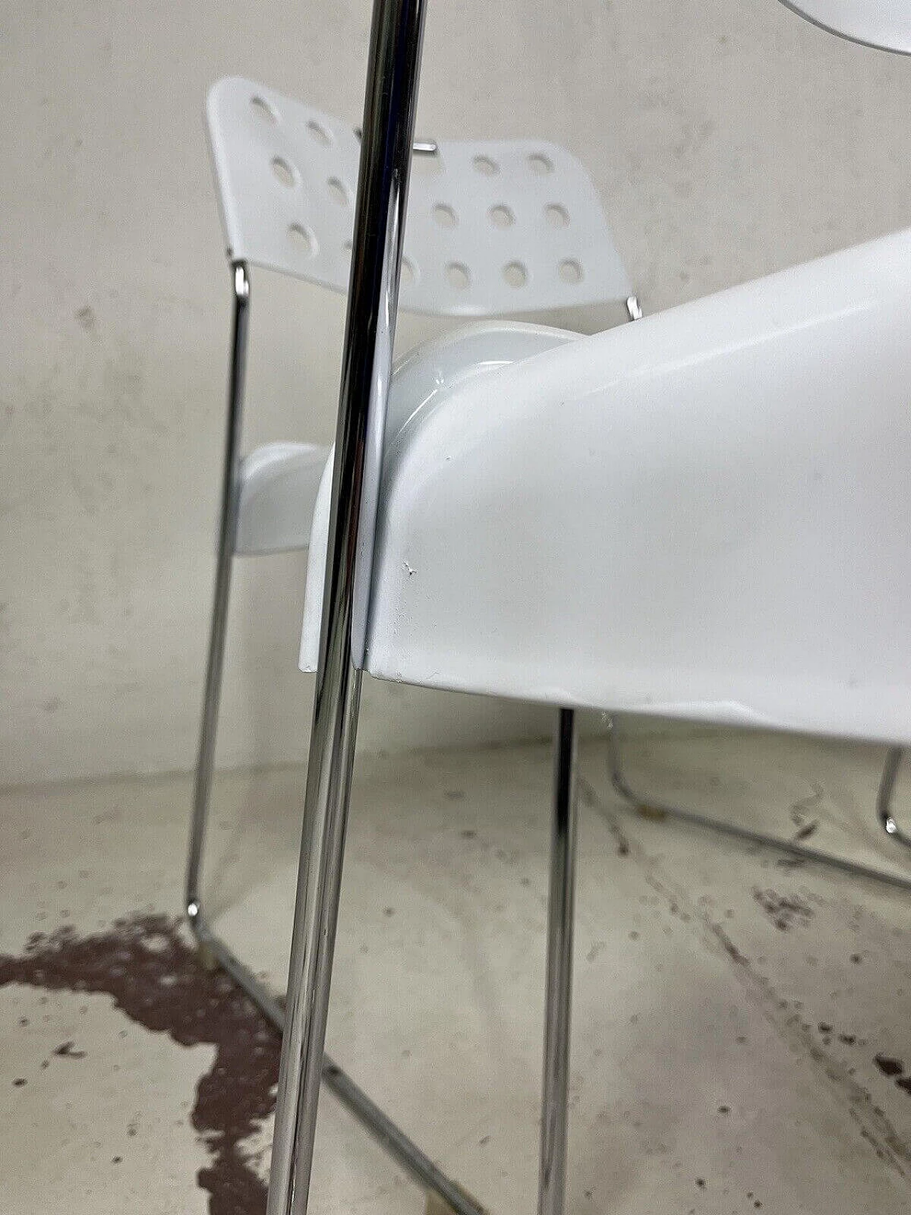 4 Omstak chairs by Rodney Kinsman for Bieffeplast, 1970s 16