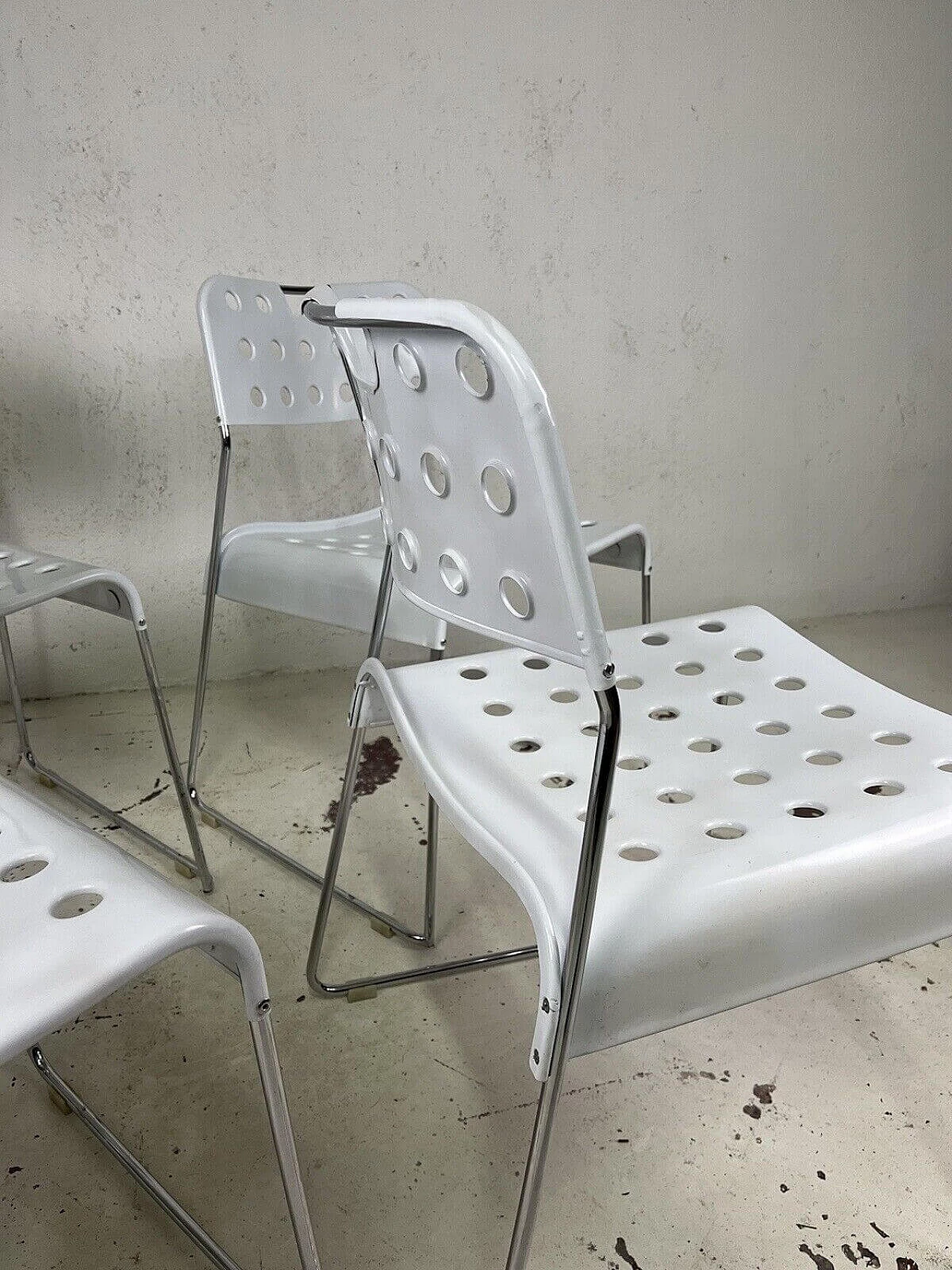 4 Omstak chairs by Rodney Kinsman for Bieffeplast, 1970s 18