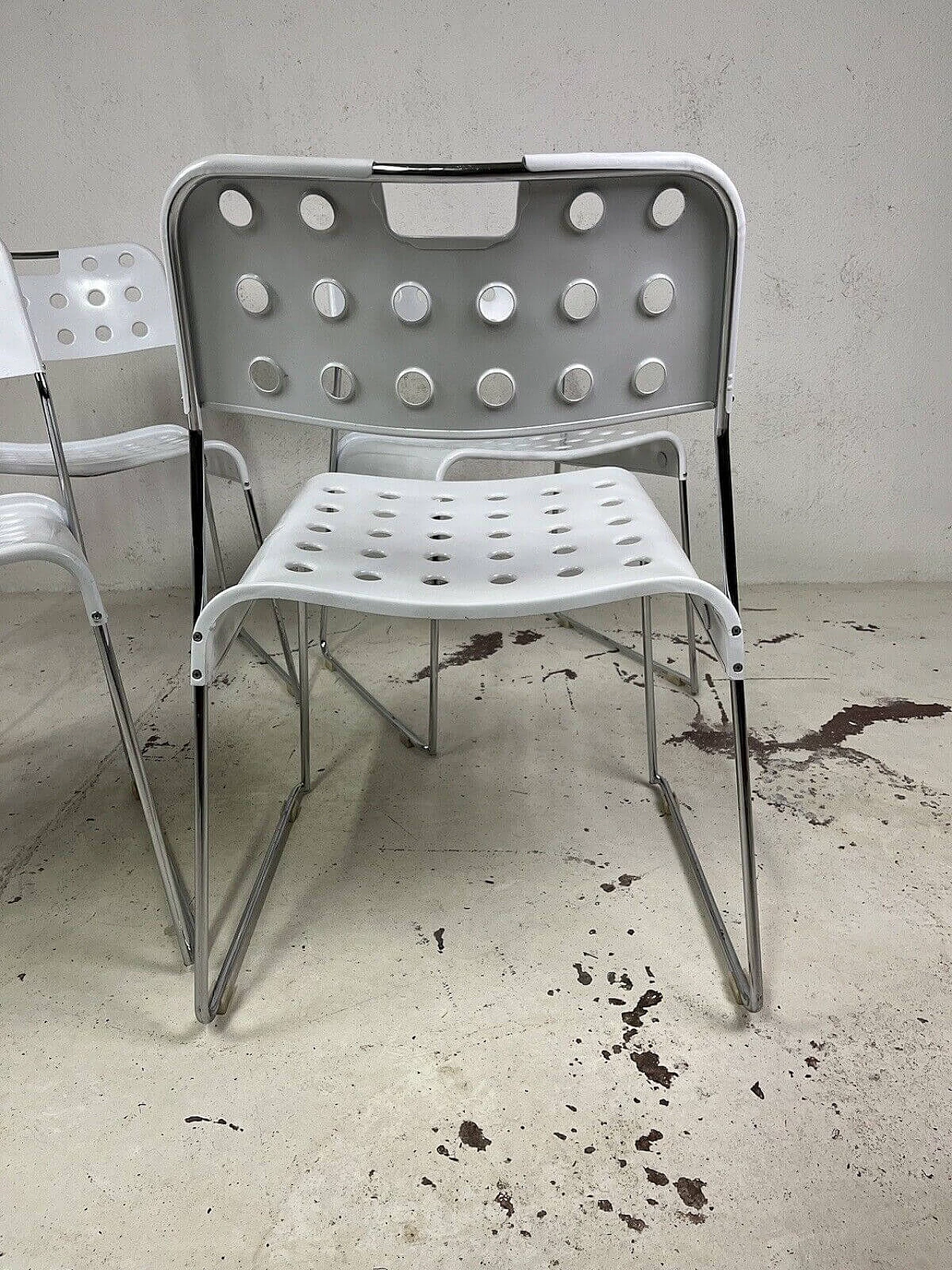 4 Omstak chairs by Rodney Kinsman for Bieffeplast, 1970s 19