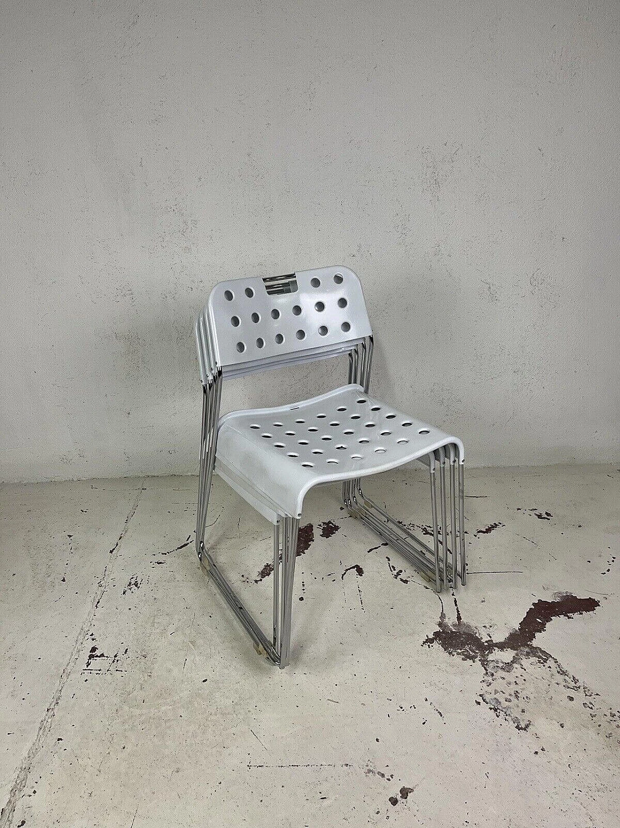 4 Omstak chairs by Rodney Kinsman for Bieffeplast, 1970s 22