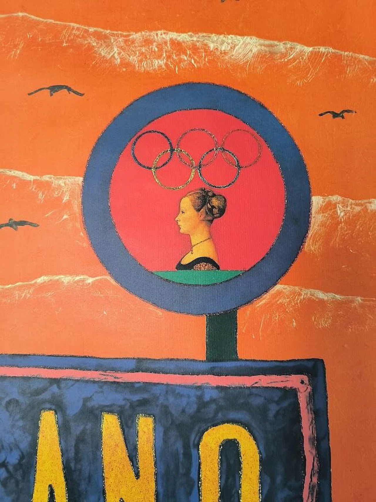 Stefano Pizzi, Milan tourism promotion poster, 1980s 7