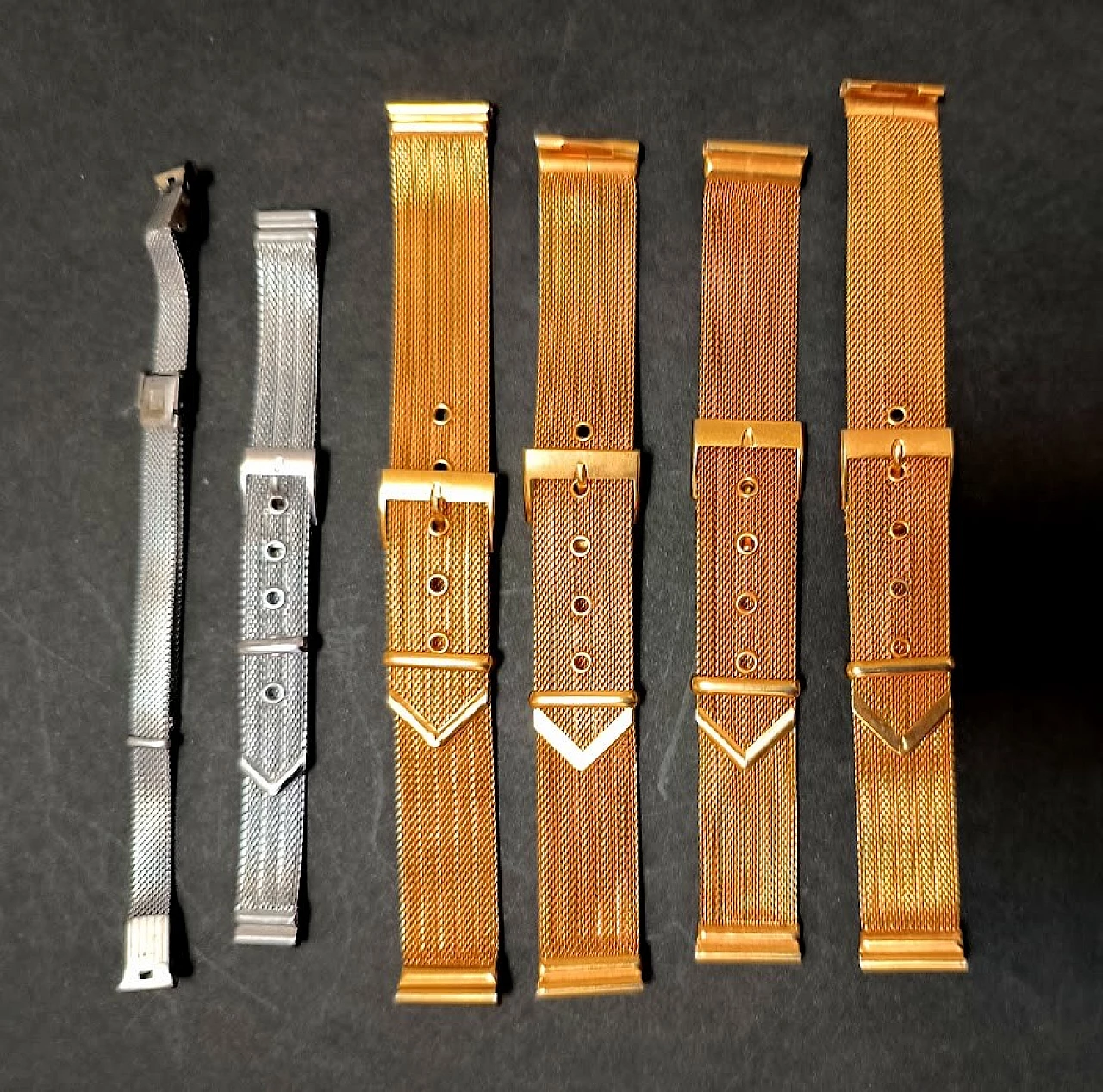 Plated wristwatch strap, 1950s 4