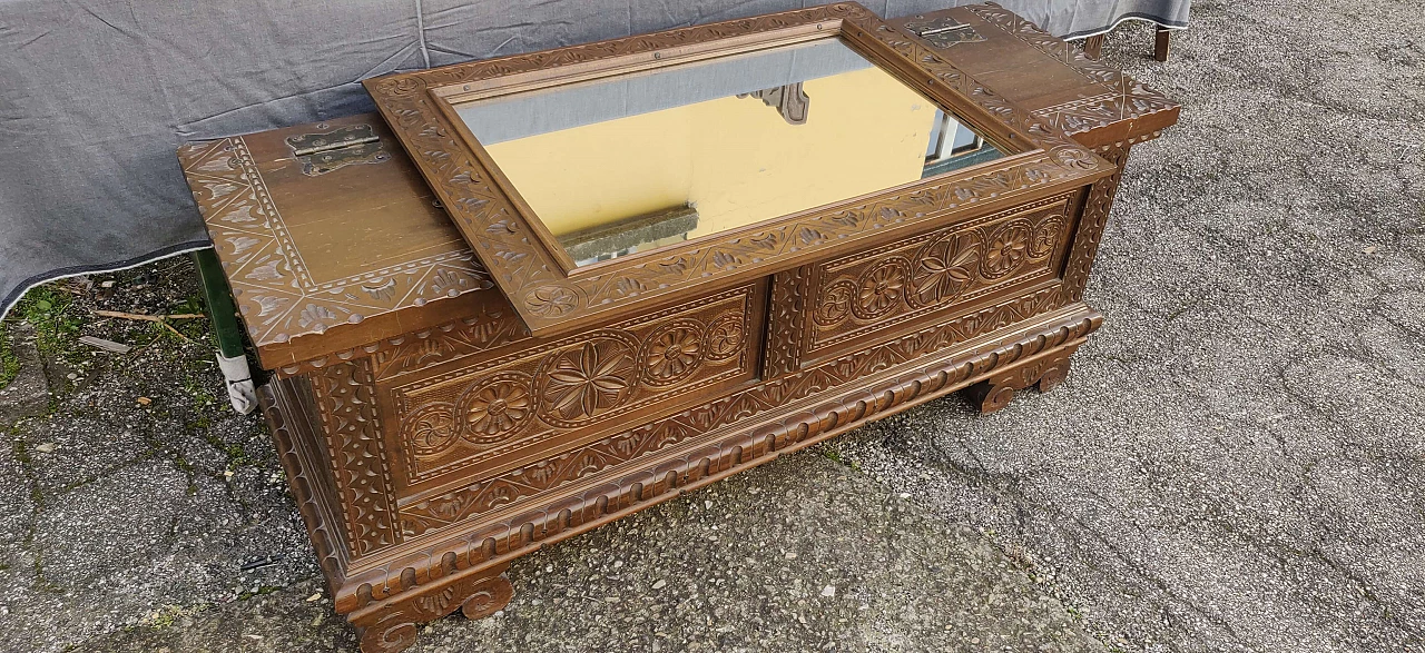 Componenti d'arredo in legno massello, anni '60 6