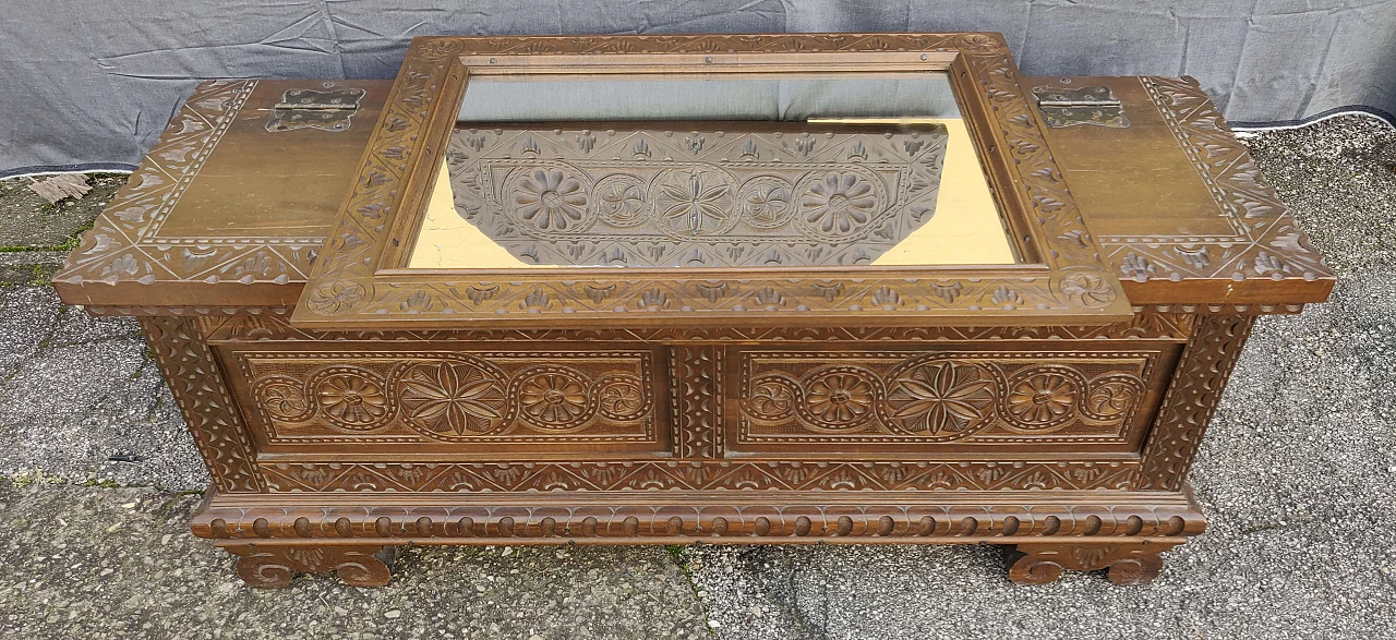 Componenti d'arredo in legno massello, anni '60 10