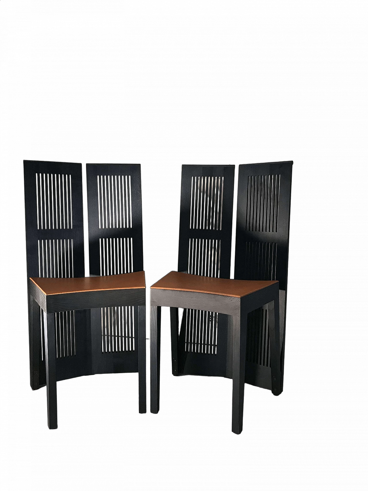 Pair of Lubekka chairs by Andrea Branzi for Cassina, 1991 10