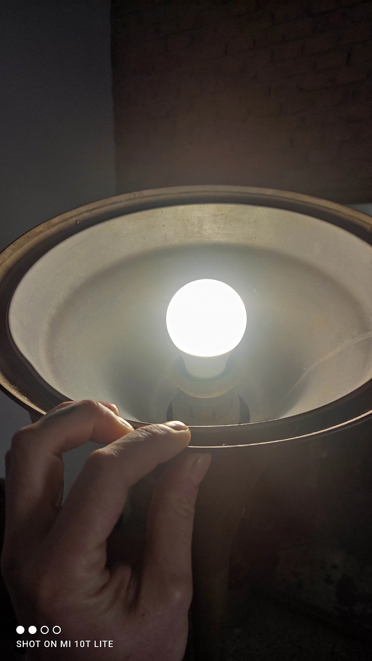 Lampada da terra Luminator in ottone di Marcello Piacentini, anni '70 5