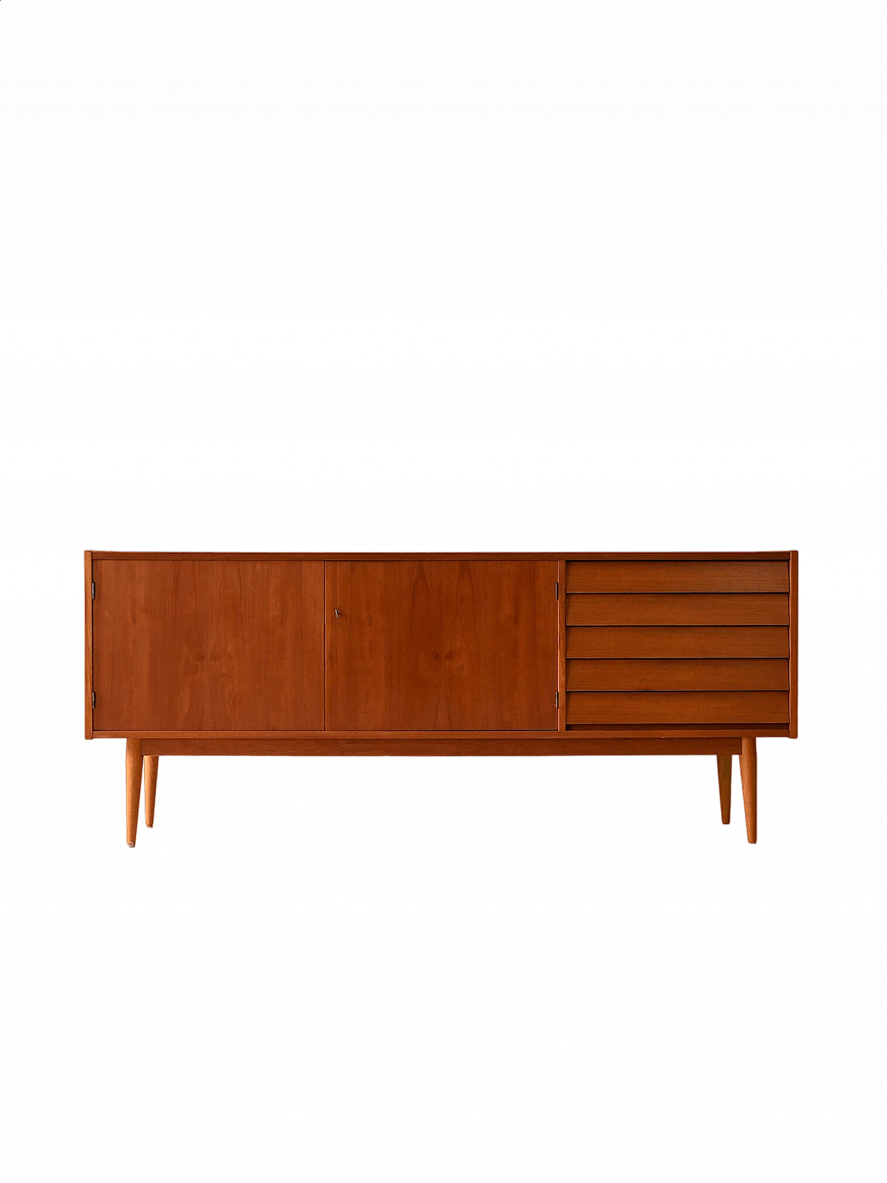 Scandinavian teak sideboard, 1950s 13
