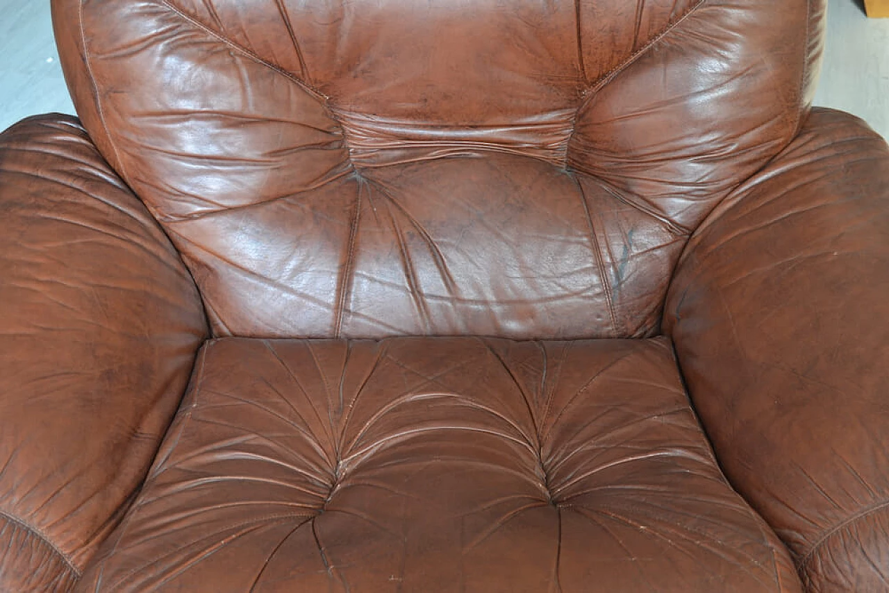 4 Bubble leather armchairs, 1970s 9