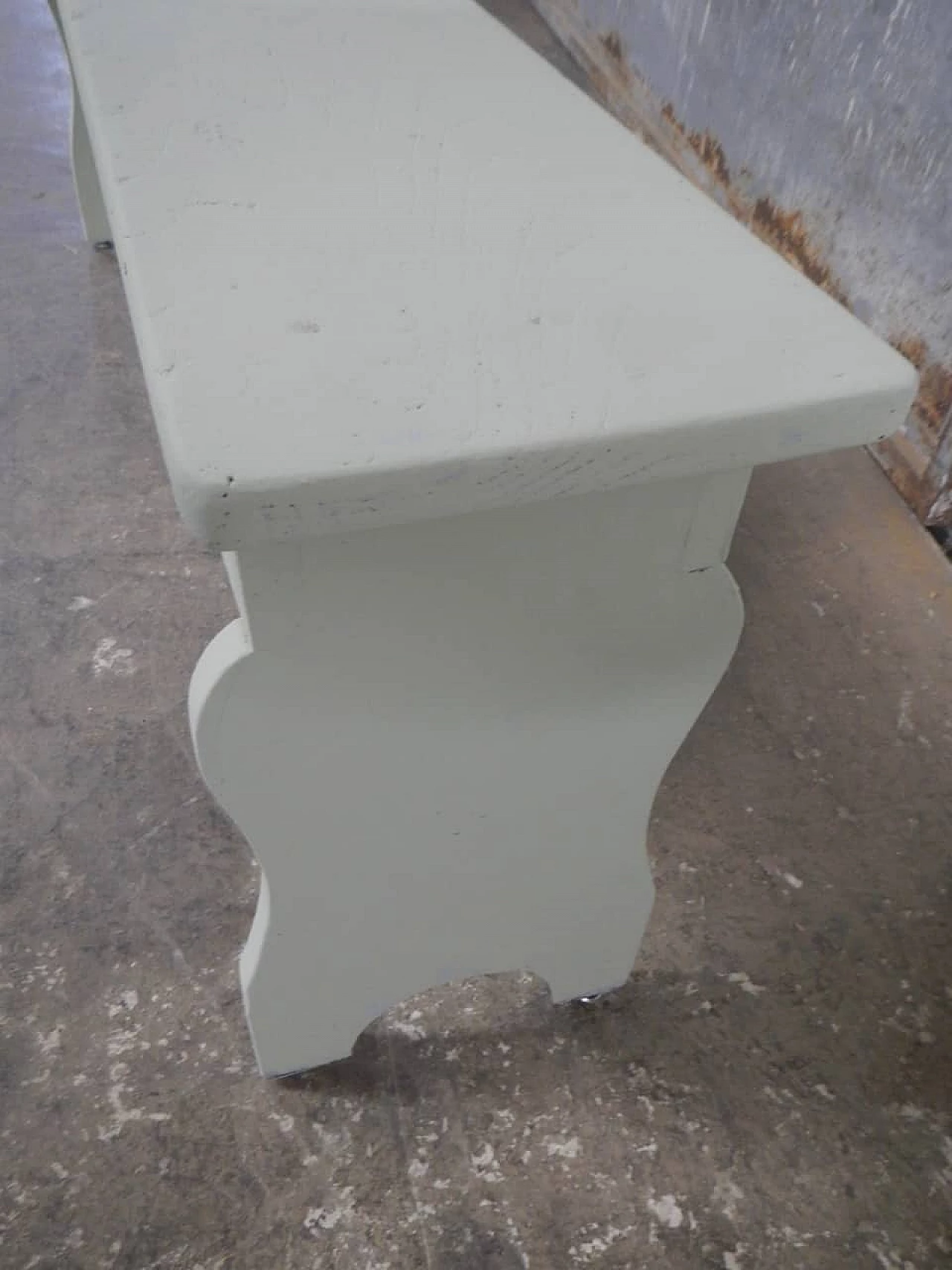 Coppia di panchine da asilo in abete, anni '70 9