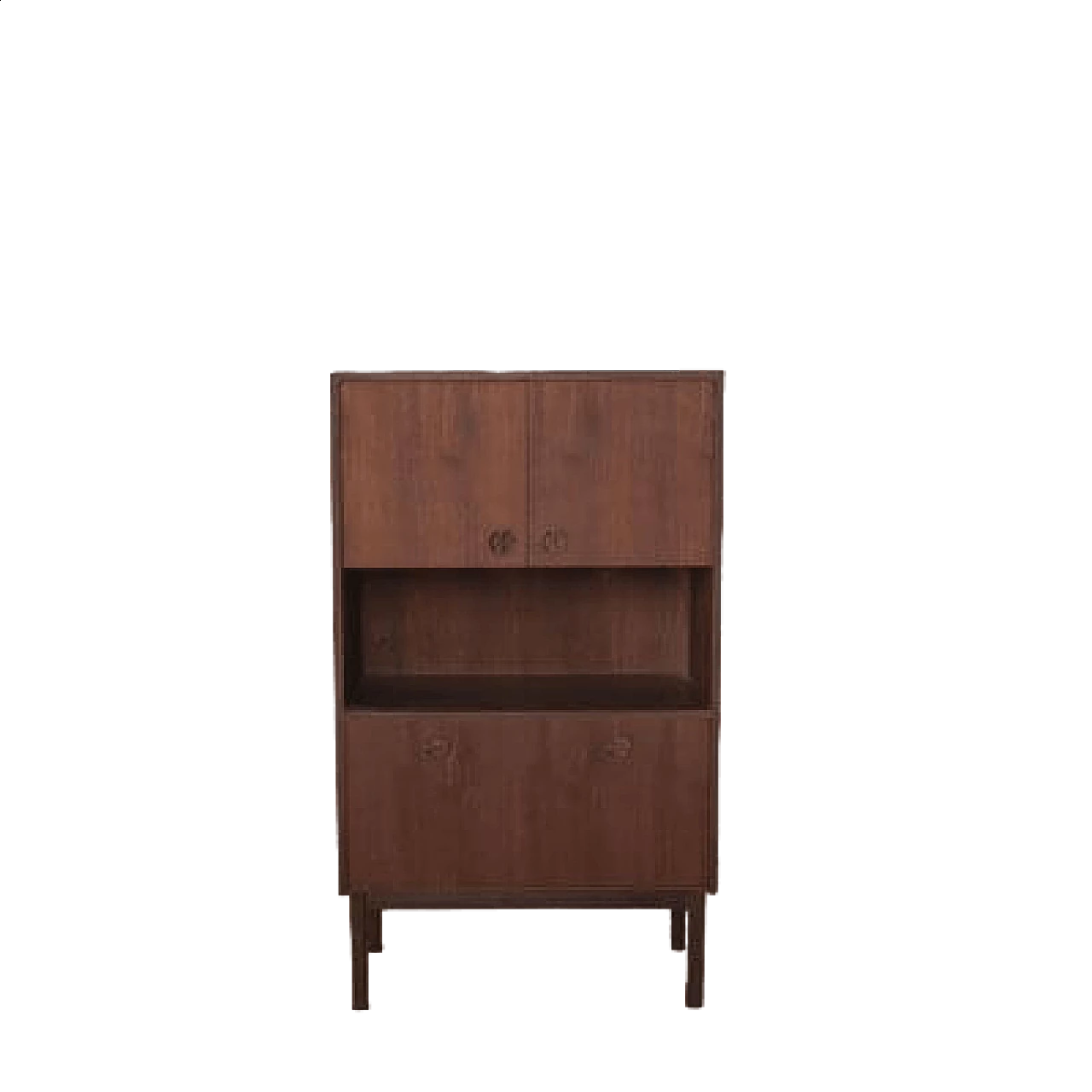 Walnut sideboard with storage cabinets by Peter Hvidt, 1960s 6