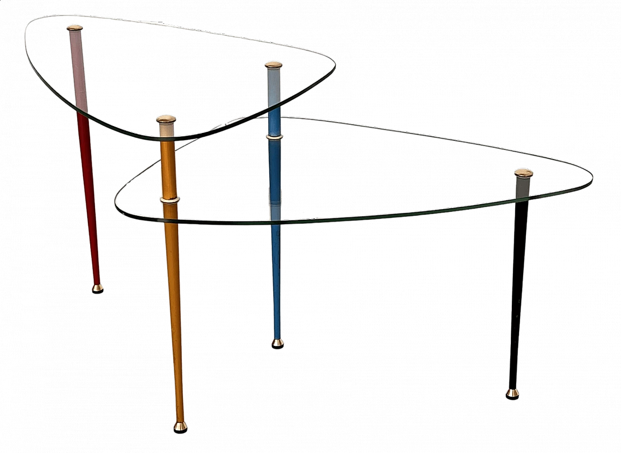 Arlecchino coffee table by Edoardo Paoli for Vitrex, 1960s 39