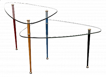 Arlecchino coffee table by Edoardo Paoli for Vitrex, 1960s