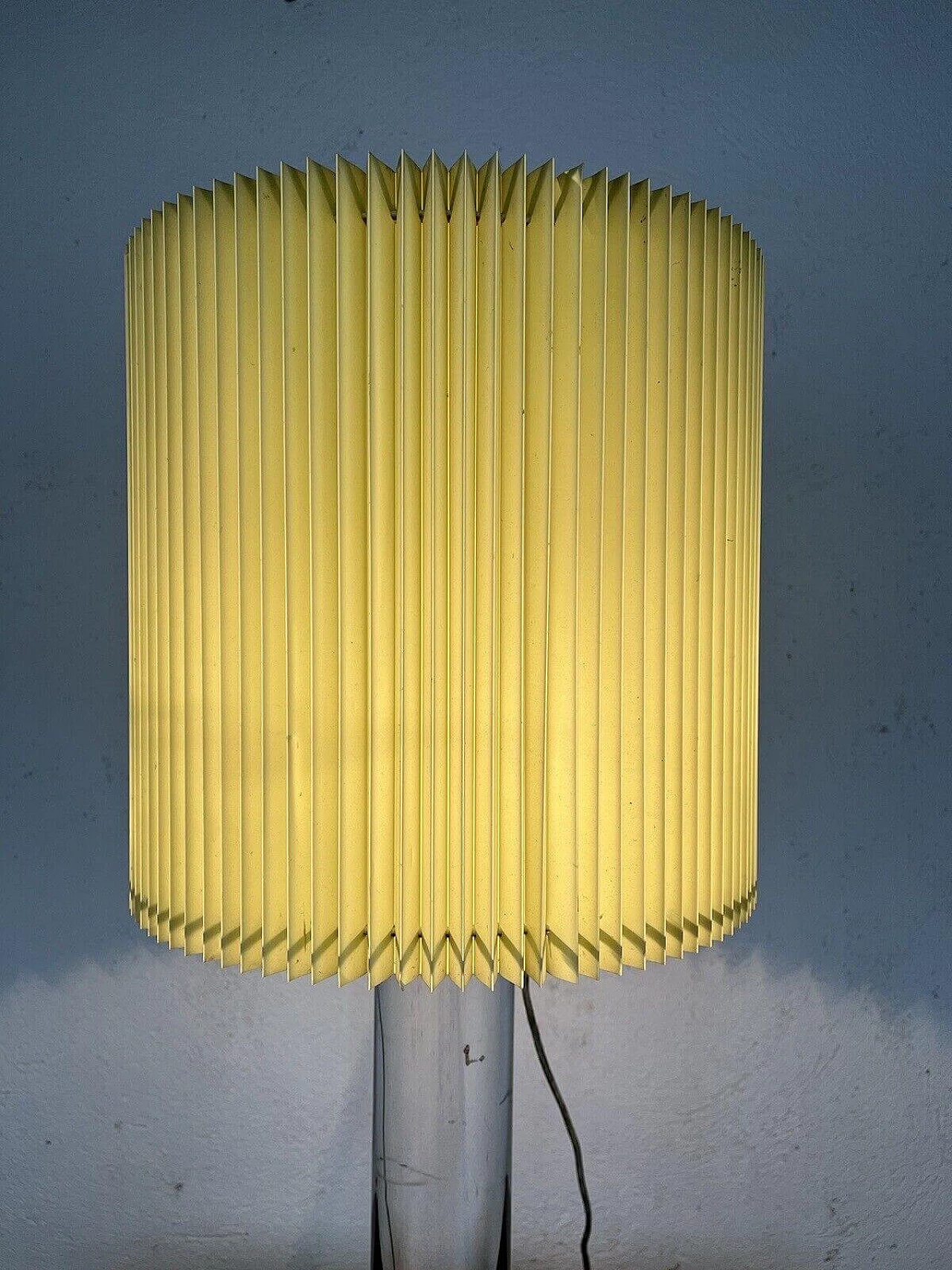 Plexiglass and marble table lamp, 1960s 2