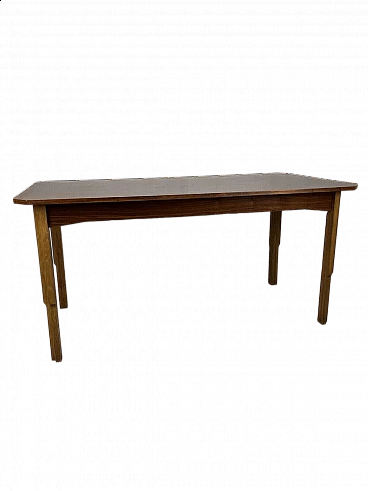 Crafted wood dining table, 1960s