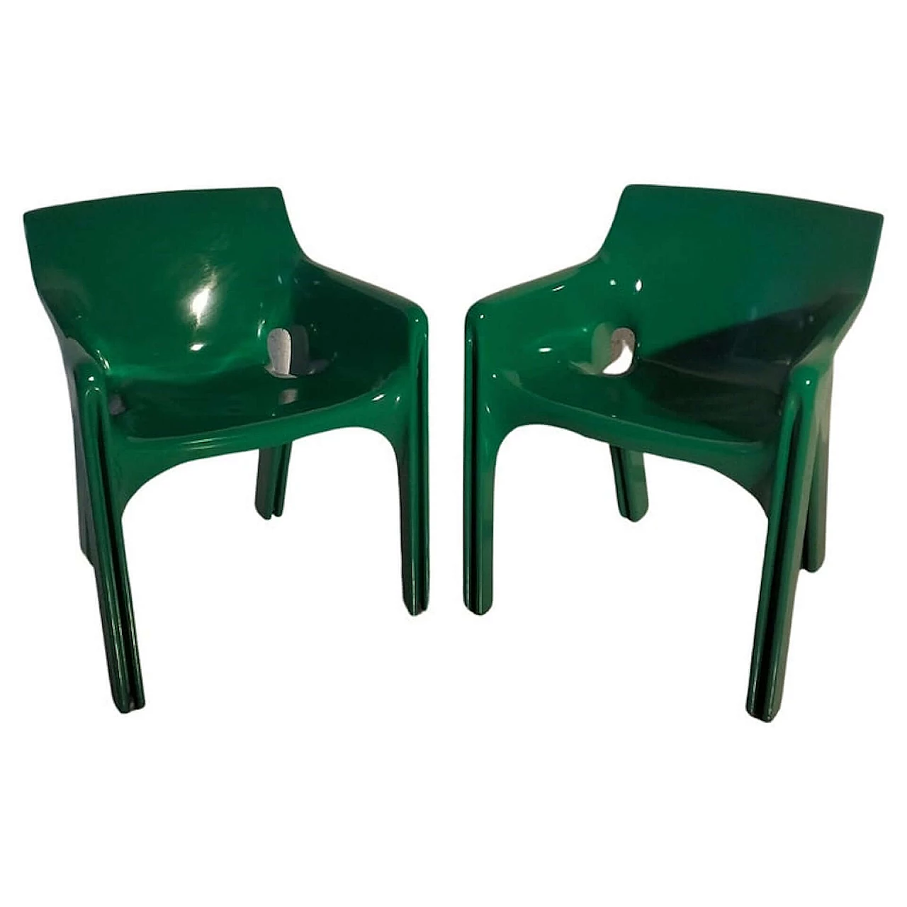 Pair of Gaudì armchairs by Vico Magistretti for Artemide, 1970s 1