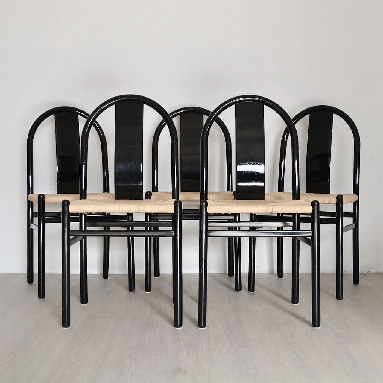 5 Thalia chairs by Annig Sarian for Tisettanta, 1960s 2