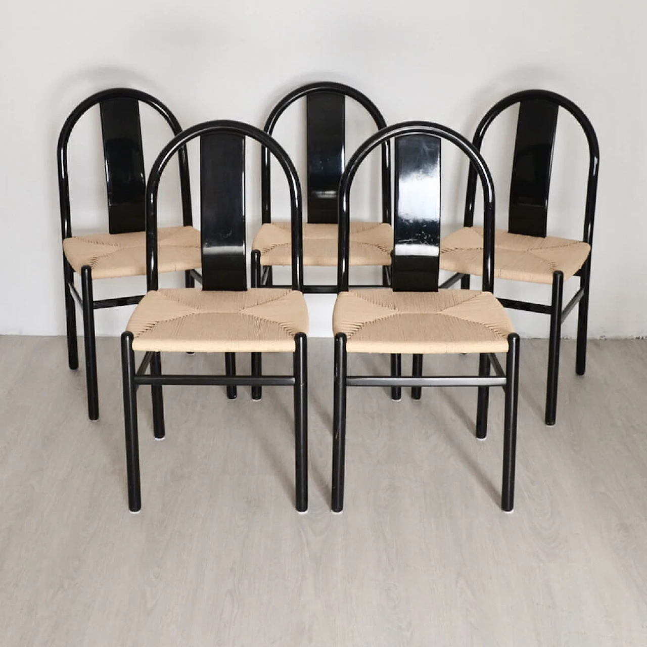 5 Thalia chairs by Annig Sarian for Tisettanta, 1960s 3